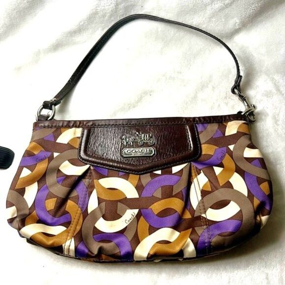 Coach Madison Signature Convertable Wristlet - Picture 1 of 9
